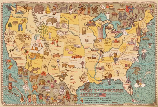 Mizielińscy - Maps (USA)
